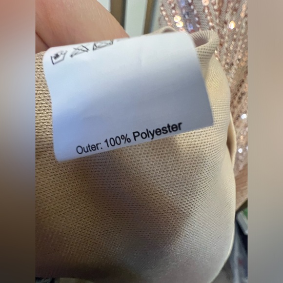 NWT MD&M Gold Dress - Picture 7 of 7